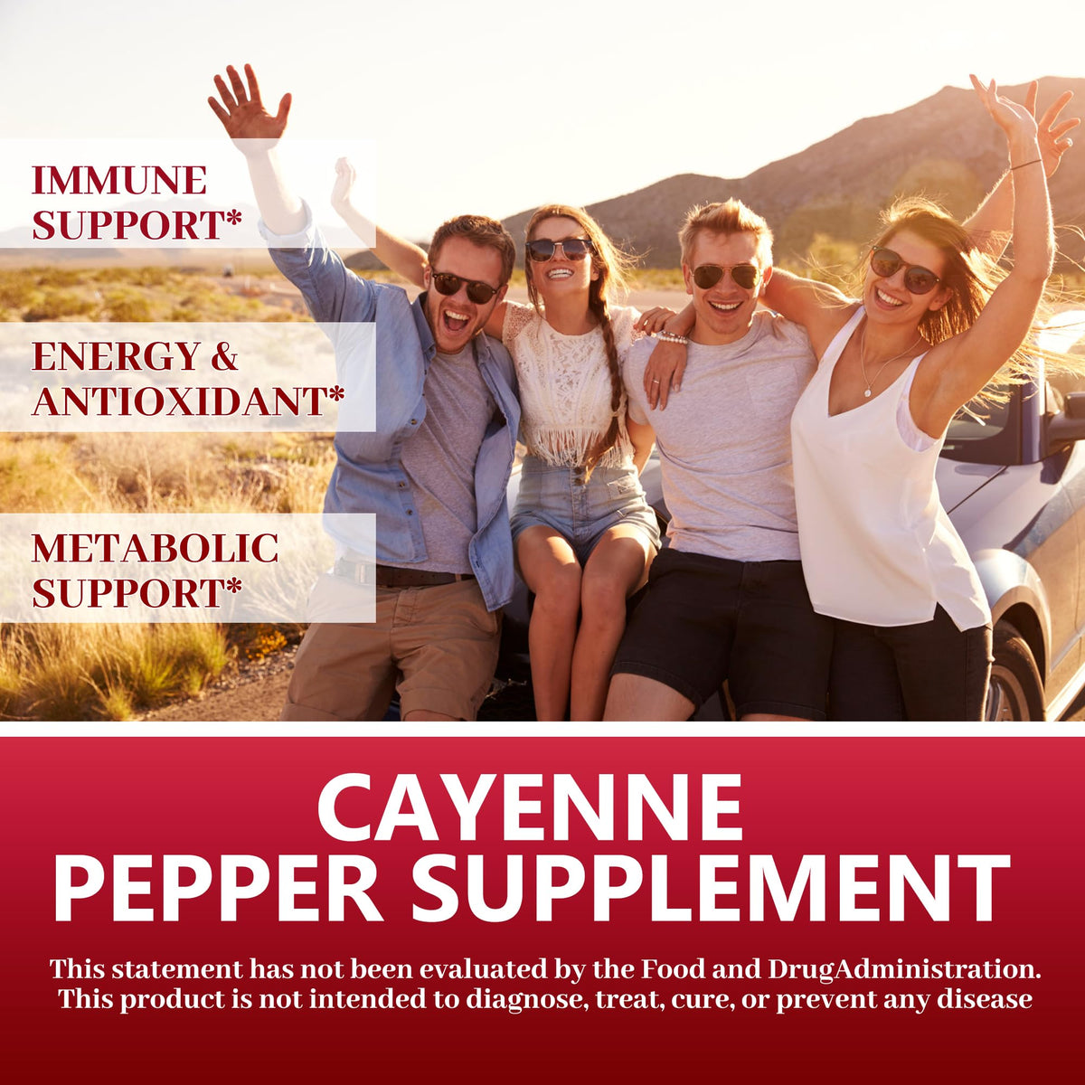 Gouttes de Piment de Cayenne ONAISE sur fond neutre