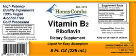 Gouttes de riboflavine HoneyCombs avec compte-gouttes