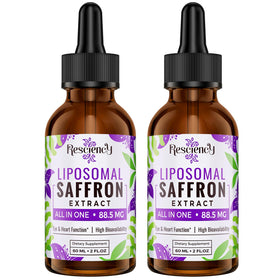 Gouttes de saffran liposomal Resciency, flacon de 60 ml