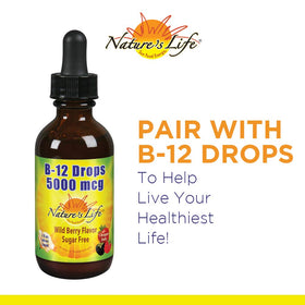 Gouttes de Soleil Vitamine D-3 sur fond neutre