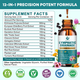 Gouttes de soutien système lymphatique JIANKYTZ avec ingrédients naturels