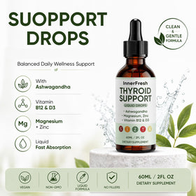 Gouttes de soutien thyroïdien INNERFRESH avec pipette