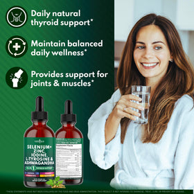 Gouttes de Soutien Thyroïdien NEW AGE avec pipette