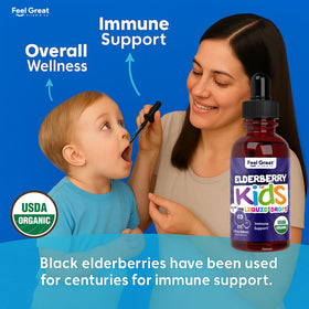 Gouttes de Sureau pour Enfants 150mg - Environnement de prise