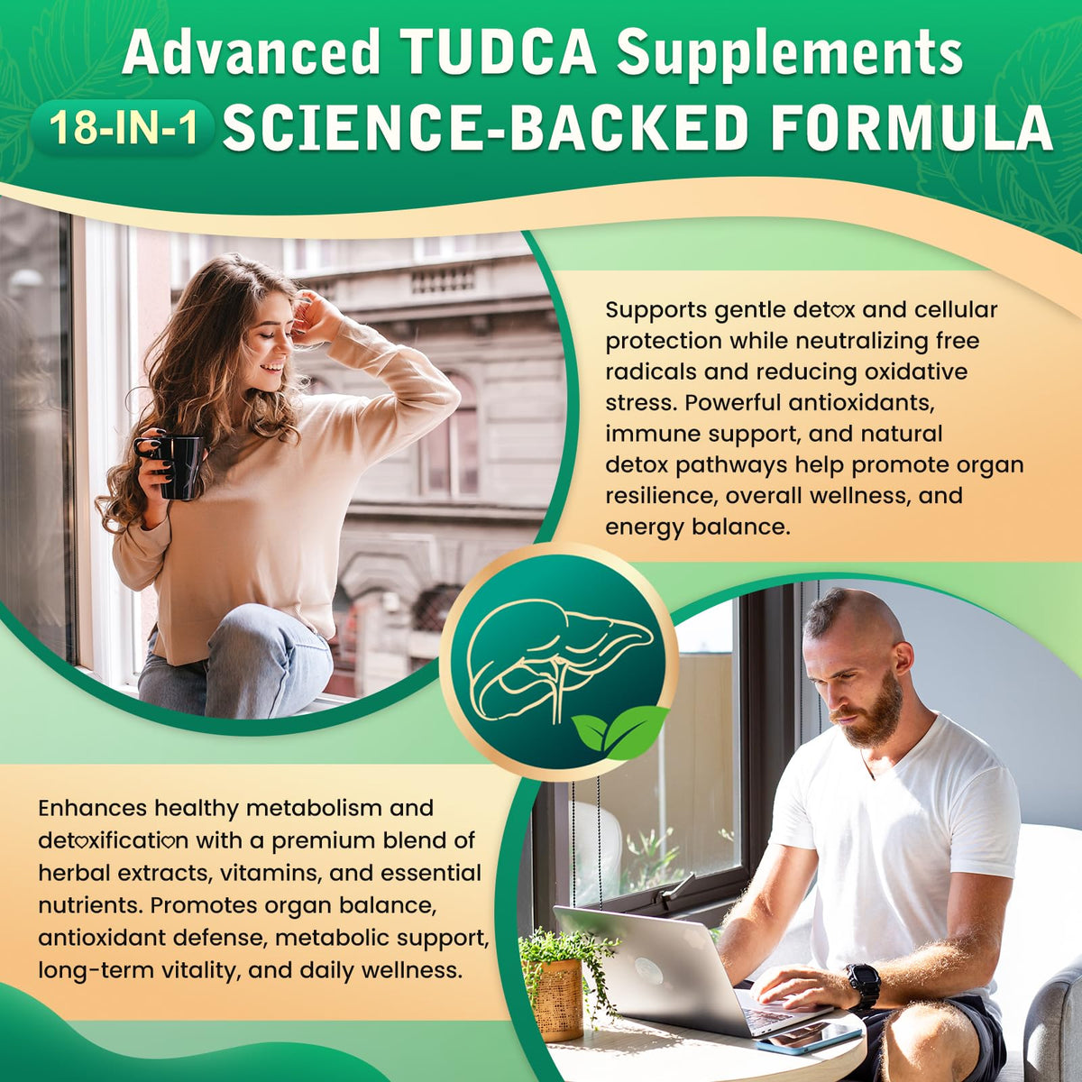 Gouttes de TUDCA 1200mg CFILIHTC dans une cuillère