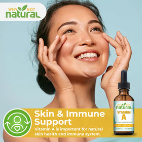 Gouttes de Vitamine A 10000 UI Why Not Natural dans un environnement naturel