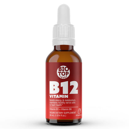 Gouttes de vitamine B12 BIOTOPLEVEL 5000 mcg vue avant