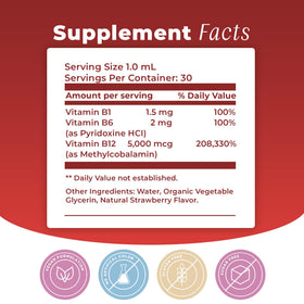 Gouttes de vitamine B12 BIOTOPLEVEL avec pipette