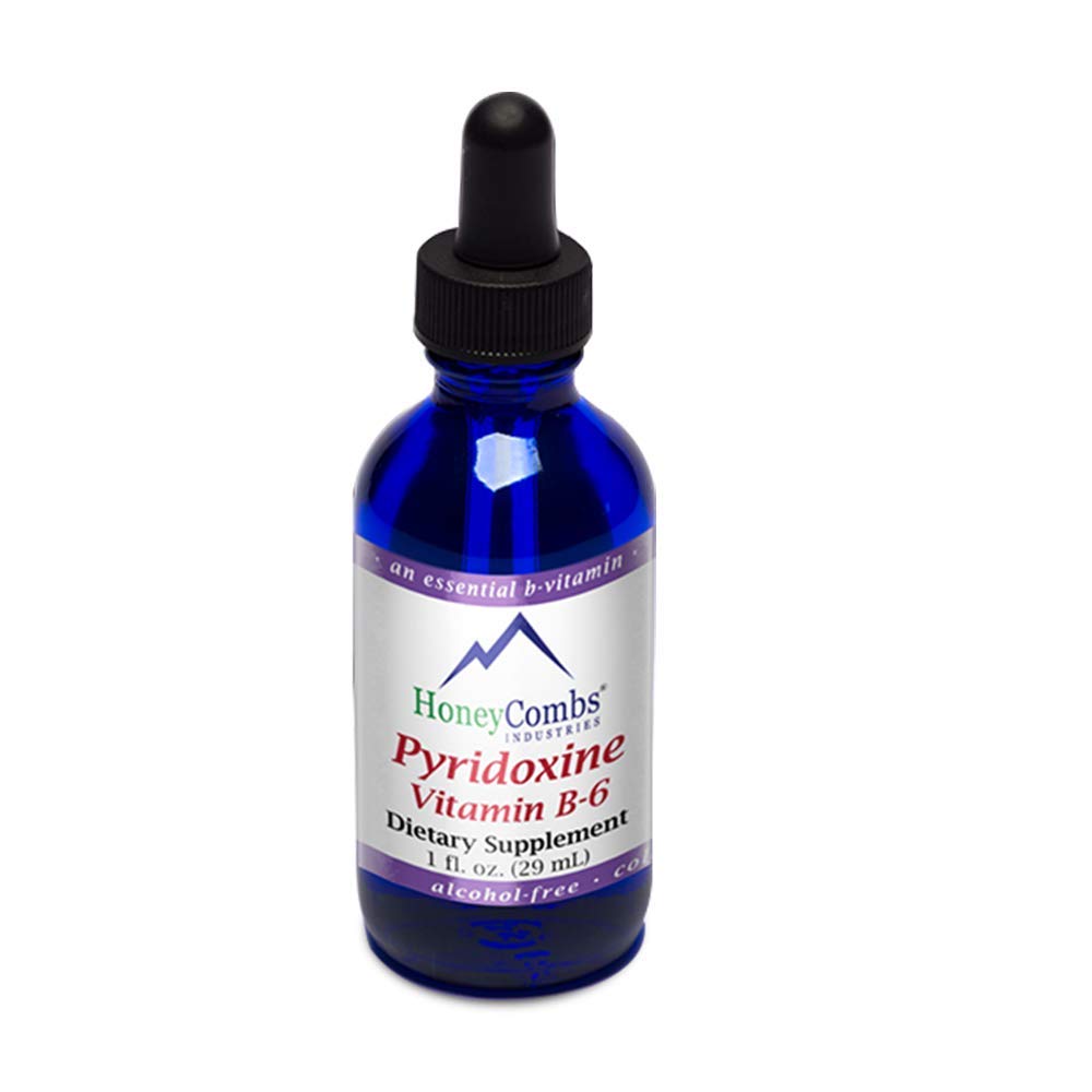 Gouttes de vitamine B6 HoneyCombs avec pipette pour dosage facile