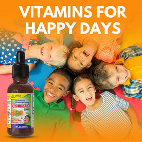 Gouttes de vitamine C Arymar en cours d'utilisation