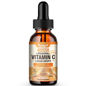 Gouttes de vitamine C liquide Aouewnk 2000mg en flacon