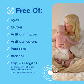 Gouttes de Vitamine D Bio Mommy's Bliss sur une table