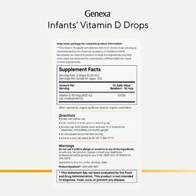 Gouttes de vitamine D Genexa, présentation en milieu naturel