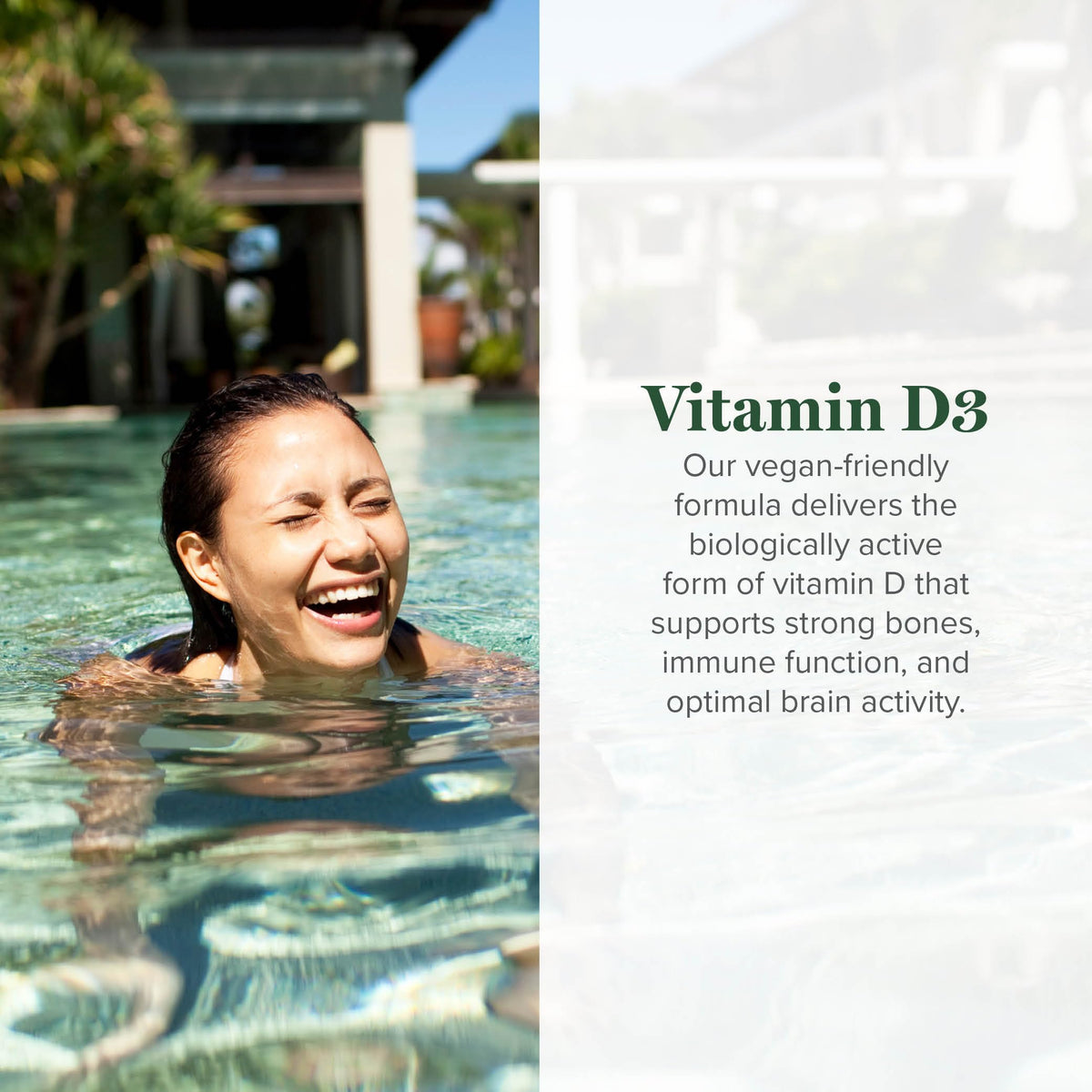 Gouttes de Vitamine D3 5000 UI Global Healing Center avec compte-gouttes
