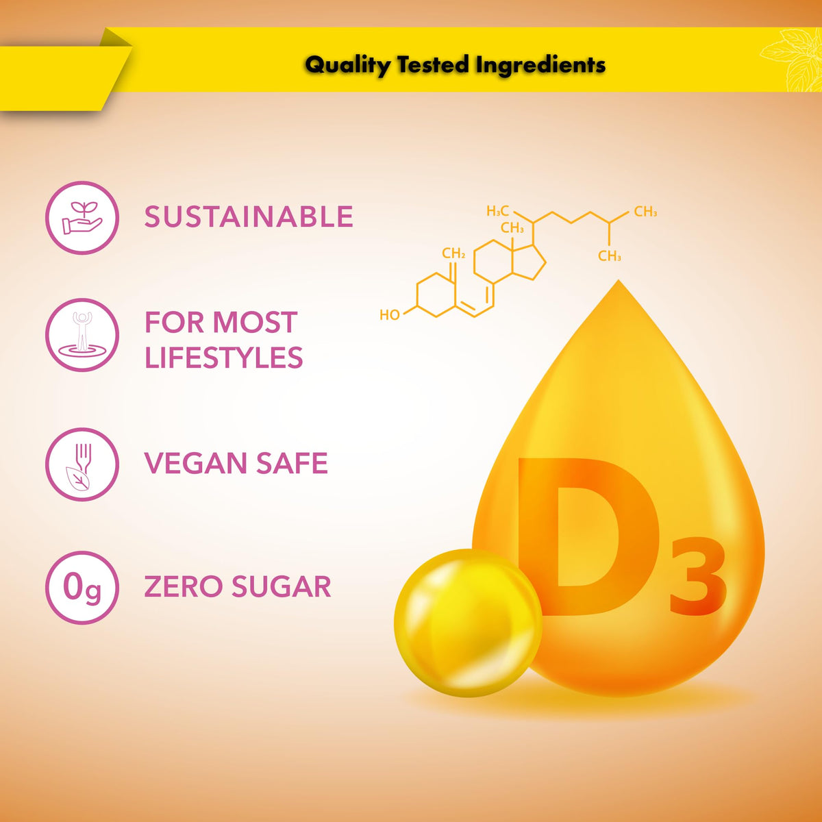 Gouttes de vitamine D3 et K2 Buried Treasure, compte-gouttes en action