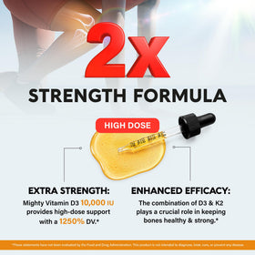 Gouttes de Vitamine D3 K2 Bio NUTRAHARMONY en milieu naturel