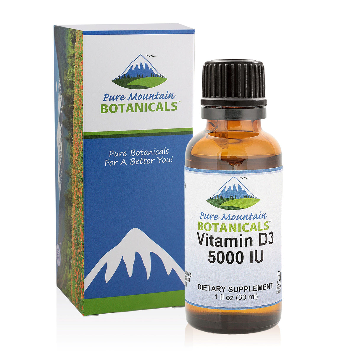 Gouttes de vitamine D3 sur un fond blanc