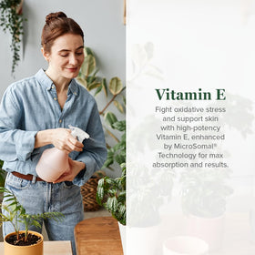 Gouttes de Vitamine E Global Healing Center avec compte-gouttes