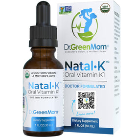 Gouttes de vitamine K1 Dr. Green Mom Natal K flacon avant