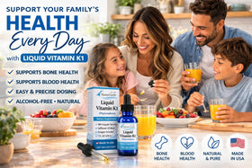 Gouttes de vitamine K1 HoneyCombs, utilisation en famille