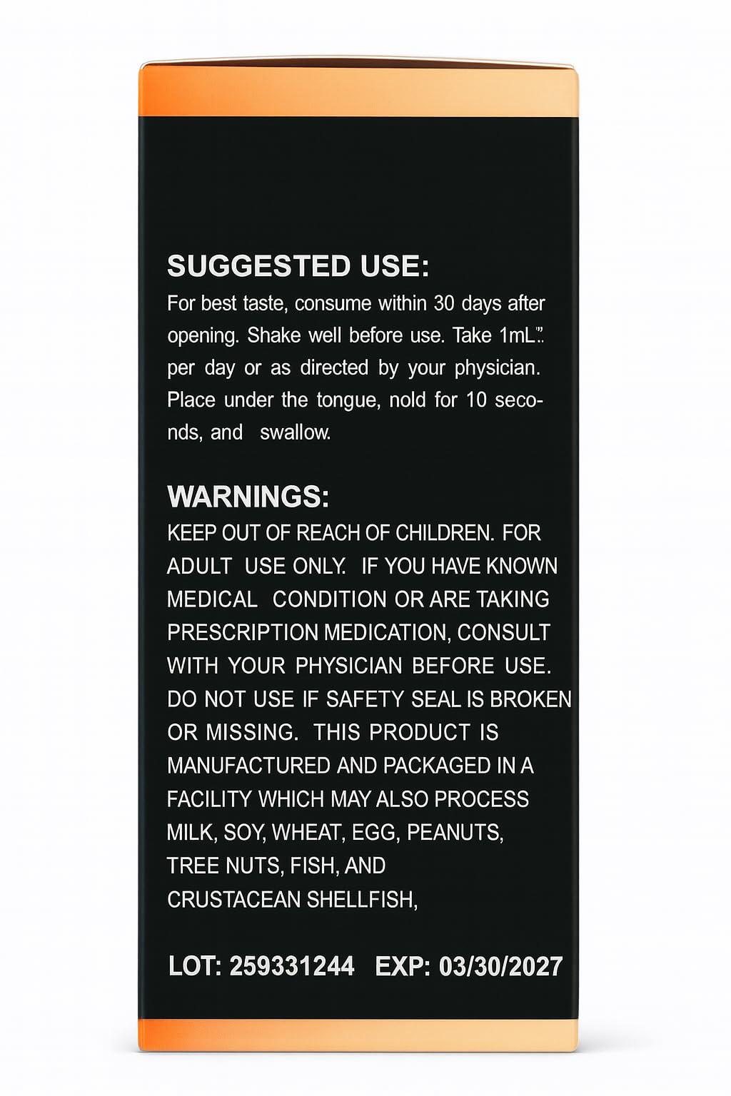 Gouttes de Vitamines B12 Bariatric Guru - Application sublinguale