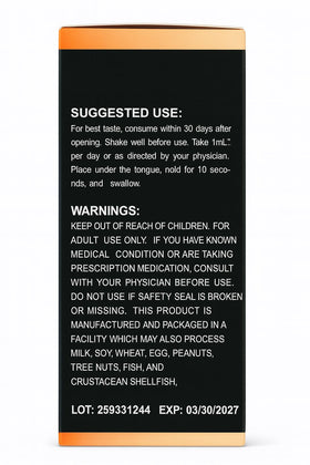 Gouttes de Vitamines B12 Bariatric Guru - Application sublinguale