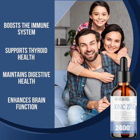 Gouttes de zinc liquide Healthy Genetics avec des fruits