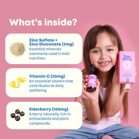 Gouttes de ZincBerry JoySpring avec compte-gouttes