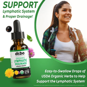Gouttes DR. BO pour drainage lymphatique avec pipette