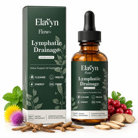 Gouttes drainantes lymphatiques ELAVYN FLOW+ 150g vue de face