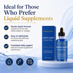 Gouttes Érectiles Medvi Quad 60 ml avec ingrédients