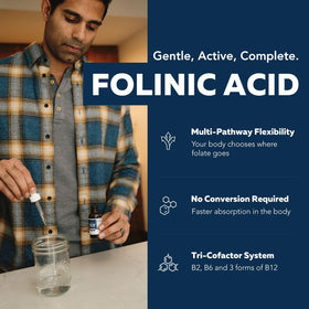 Gouttes FolinicActive™ avec dosage de 1700 mcg, aromatisées aux baies