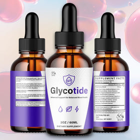 Gouttes Glycotide MJO en gros plan sur une cuillère