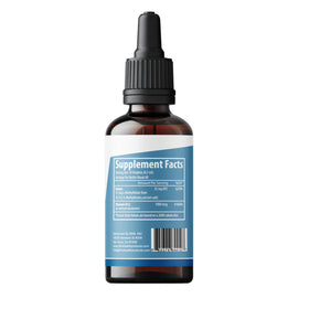 Gouttes L-Methylfolate 15mg avec fruits rouges en arrière-plan