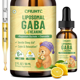 Gouttes liposomales de GABA et L-Théanine CFILIHTC 181g vue de face