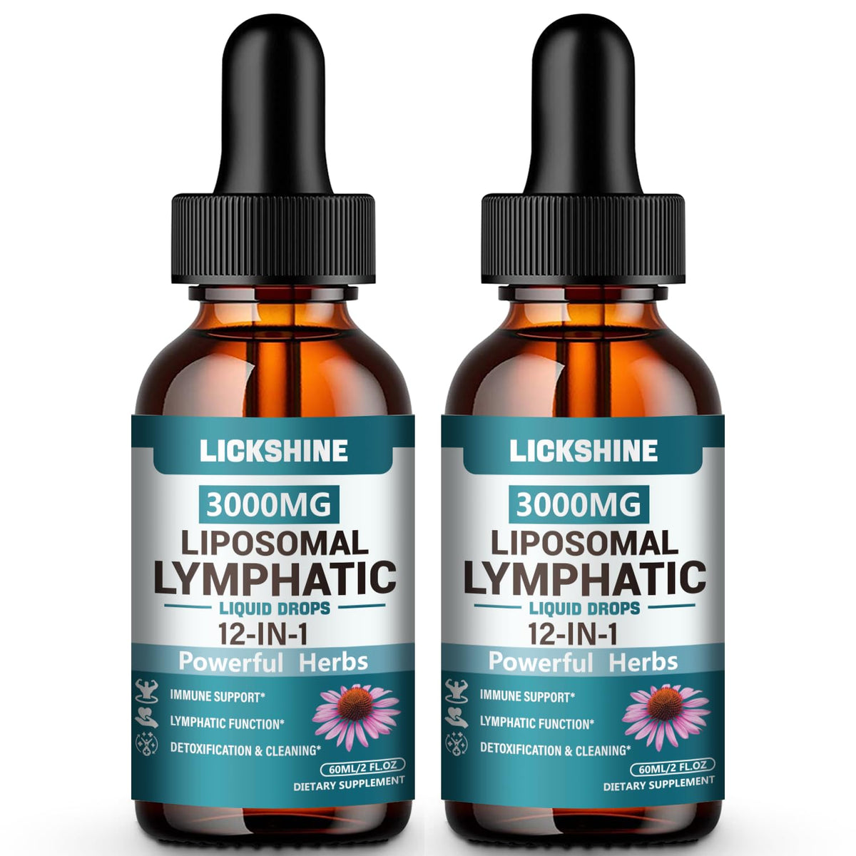 Gouttes liposomales Lickshine 3000MG en flacon de 120 ml