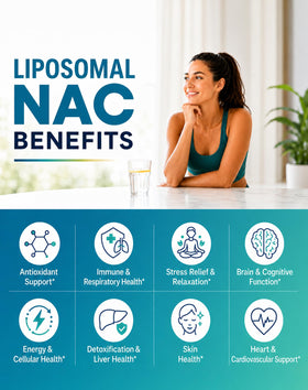 Gouttes Liposomales NAC d'ANYTALK dans un verre d'eau