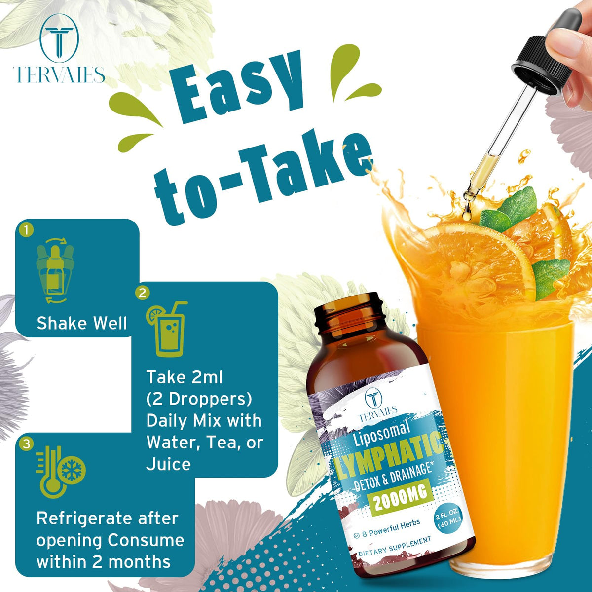 Gouttes liposomales Tervaies 2000mg avec ingrédients naturels