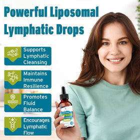 Gouttes liposomales Tervaies 2000mg avec un verre d'eau