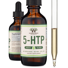 Gouttes liquides 5-HTP Double Wood 50mg vue avant