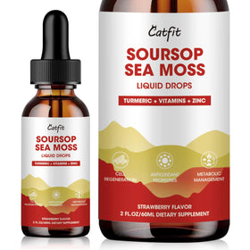 Gouttes liquides Catfit Soursop Graviola 141g vue de face