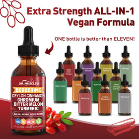 Gouttes liquides de berberine DR. MUSCLE'S avec ingrédients naturels