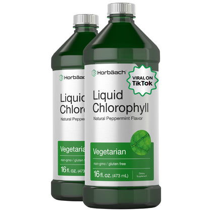 Gouttes Liquides de Chlorophylle Horbäach 100mg 32 oz vue avant