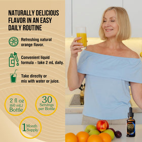 Gouttes Liquides de Drainage Lymphatique Defense Dose avec ingrédients naturels