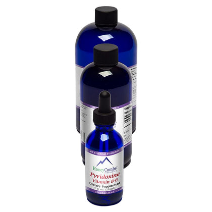 Gouttes liquides de vitamine B6 HoneyCombs en flacon de 454g