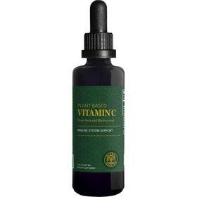 Gouttes liquides de vitamine C biologique Global Healing Center 180mg, vue avant