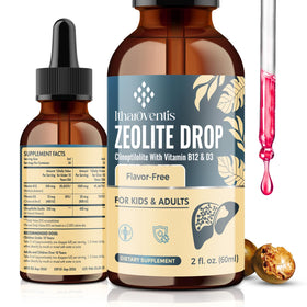 Gouttes liquides Itharoventis de zéolite 141g vue avant avec étiquette