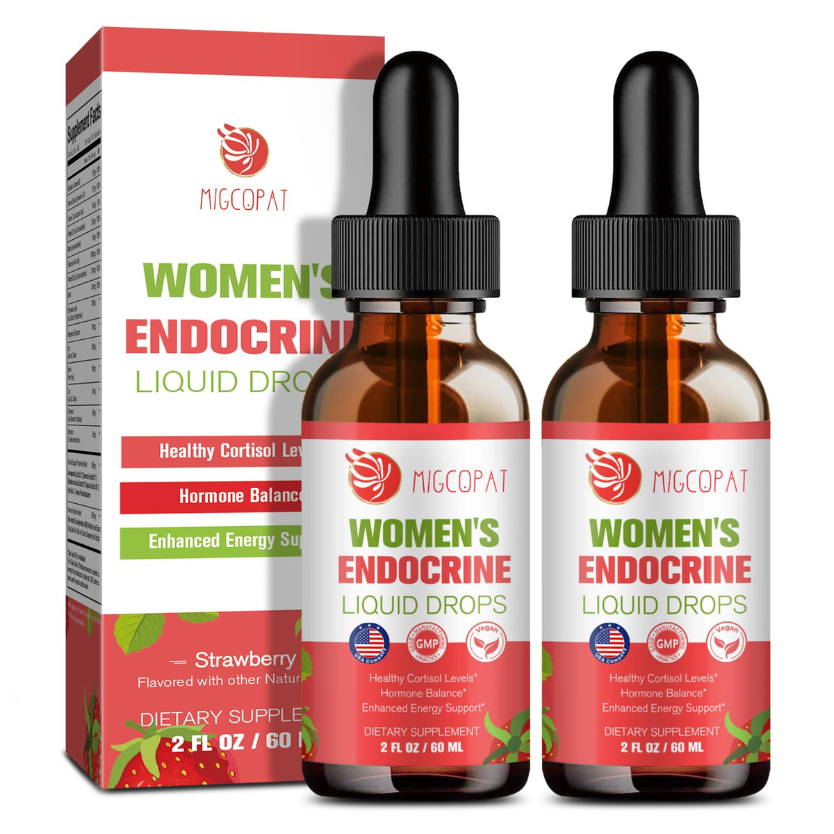 Gouttes liquides Migcopat pour femmes, bouteille de 299g