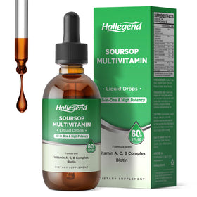 Gouttes liquides multivitamines Soursop HOLLEGEND 3500mg vue avant