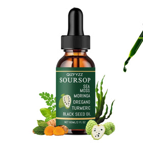 Gouttes liquides Soursop Bitters de LIMYGOO, vue de face avec étiquette